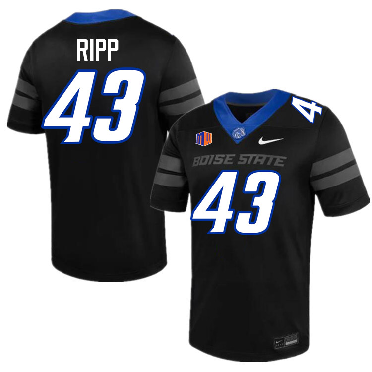 Jake Ripp Jersey, Boise State Broncos College Football Jersey College Uniforms-Black  Jake Ripp Jersey, Boise State Broncos College Football Jersey College Uniforms-Black